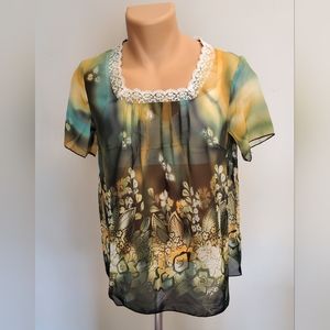 NWT Lian Xiu Shear T-Shirt